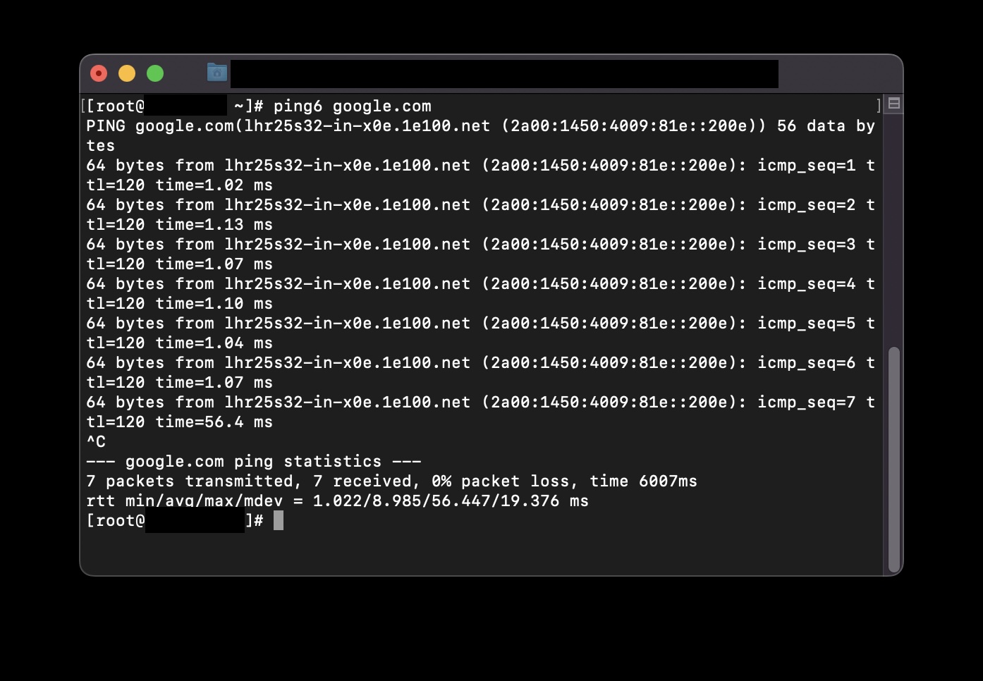 macOS Terminal 界面截图'macOS Terminal 界面截图