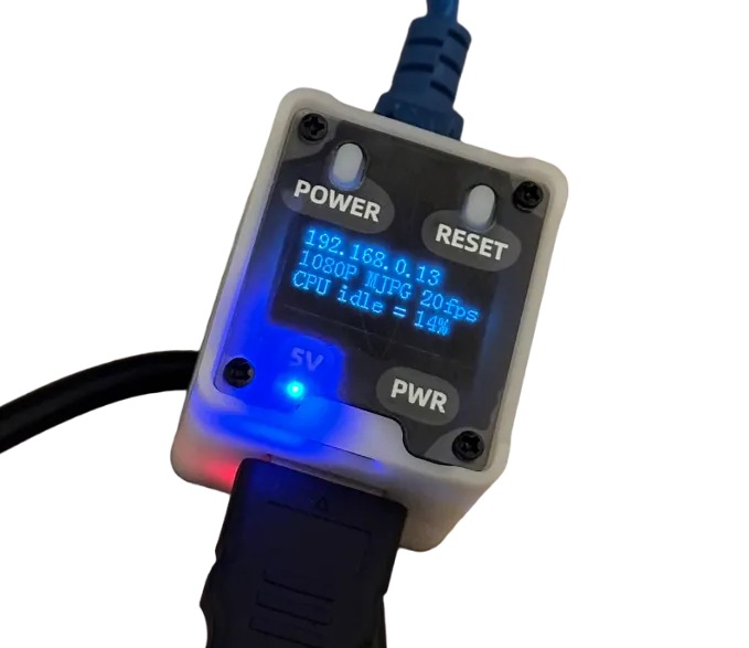 NanoKVM 机身 OLED 屏工作状态